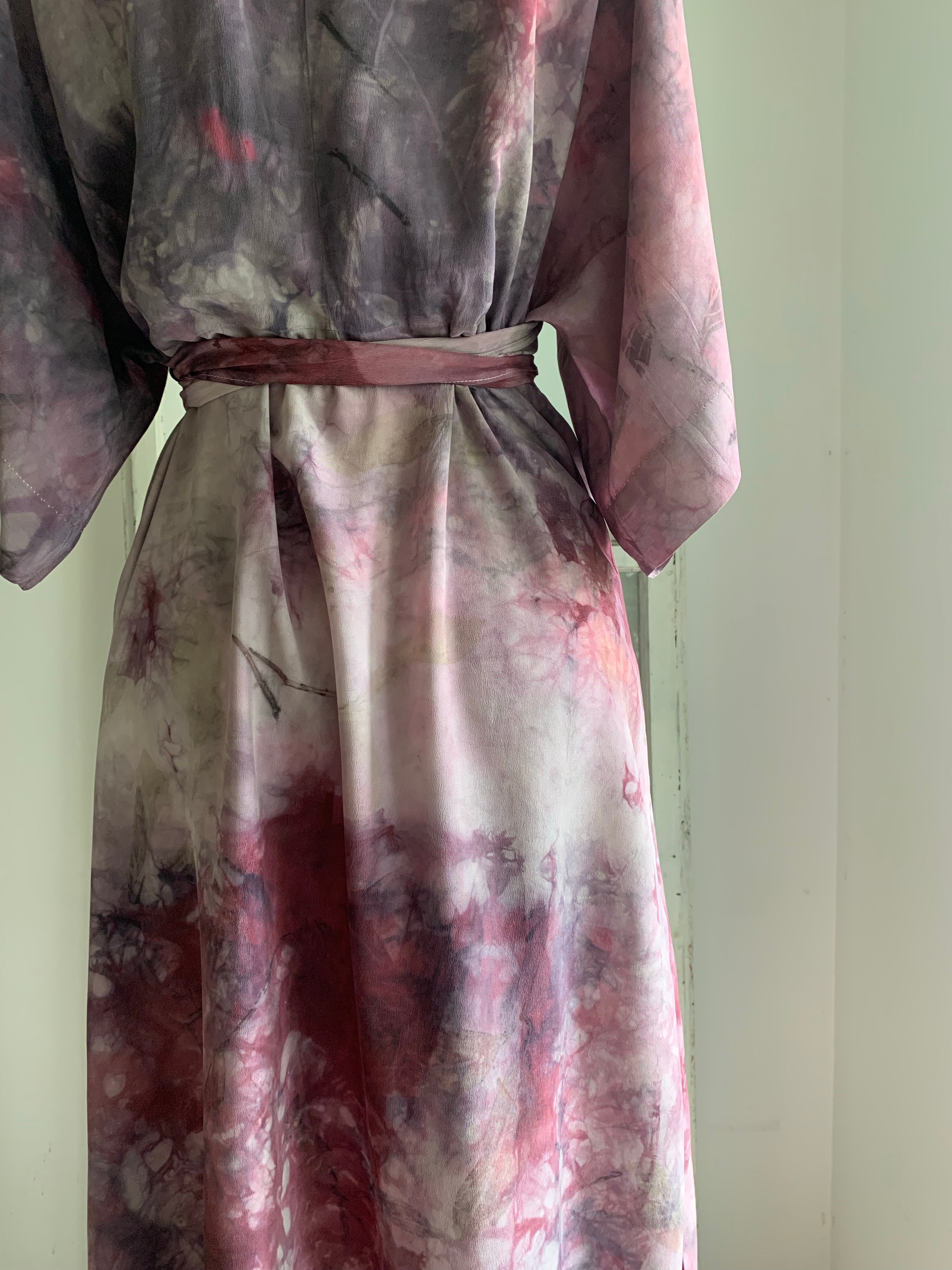 Antheia Silk Wrap Dress & Duster - Medium