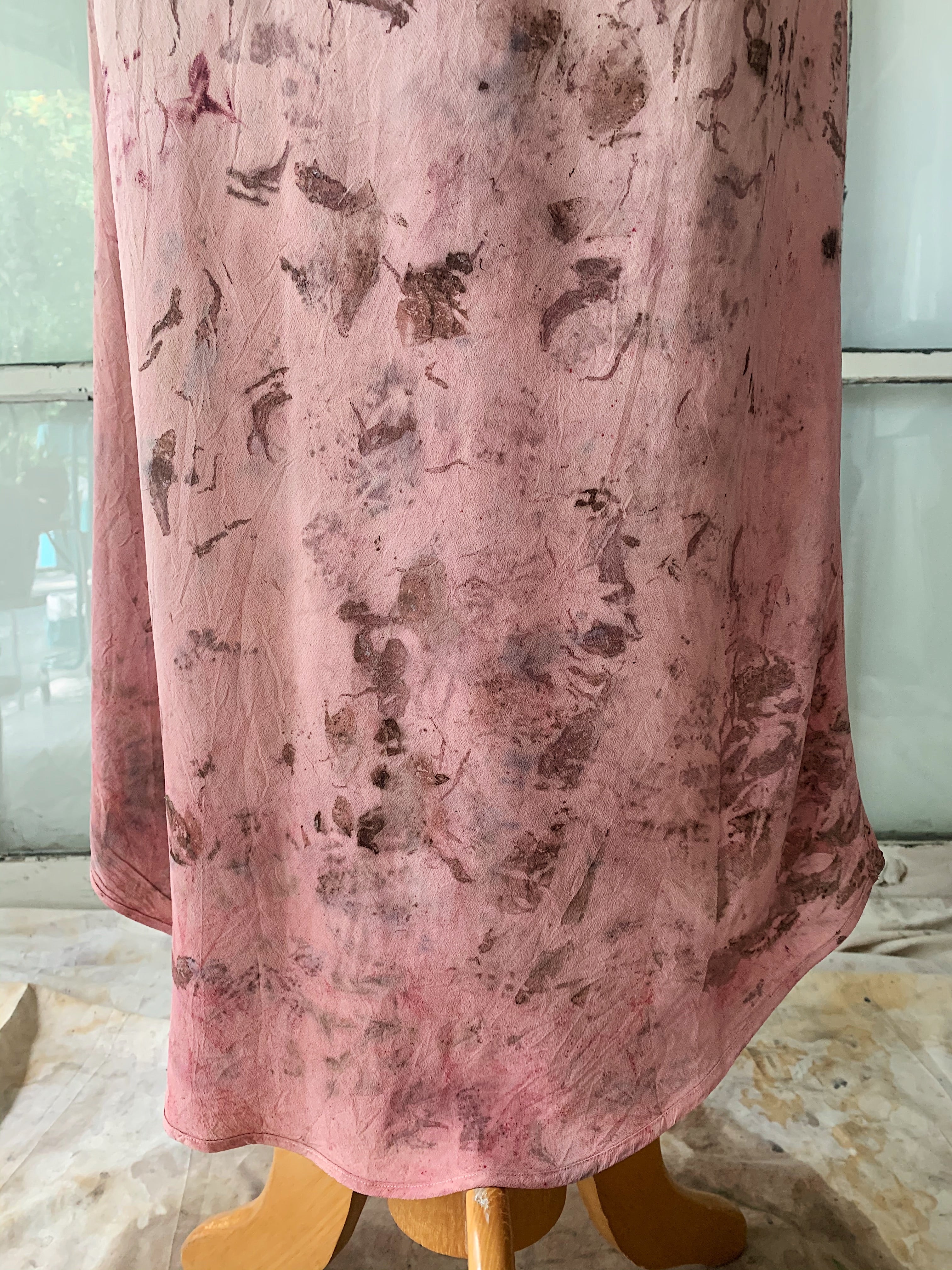 Rhea Silk Slip Dress - Large