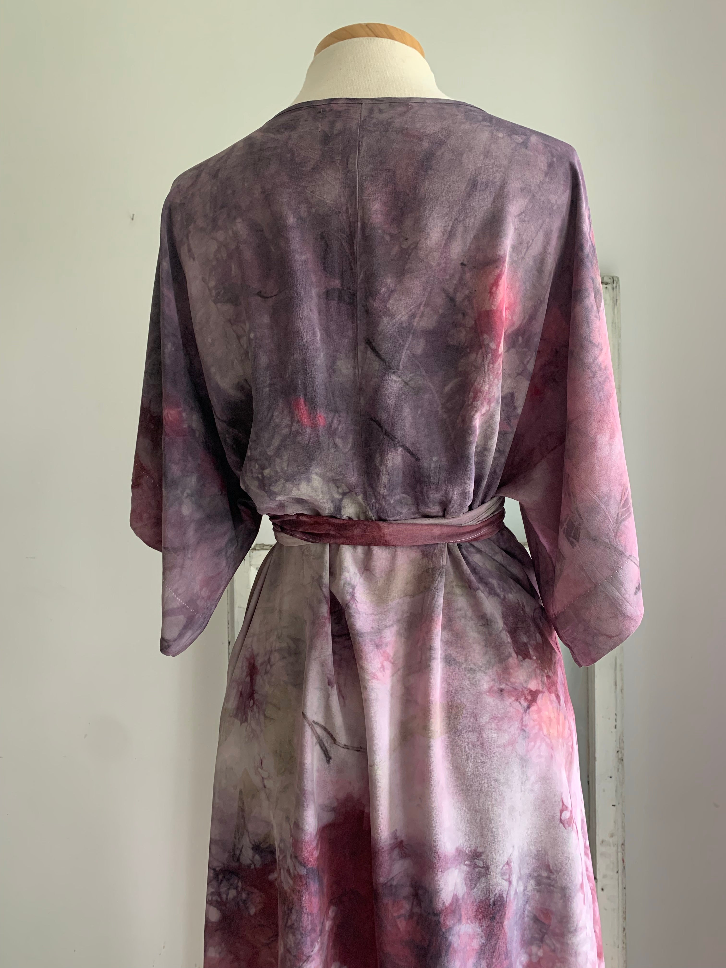 Antheia Silk Wrap Dress & Duster - Medium